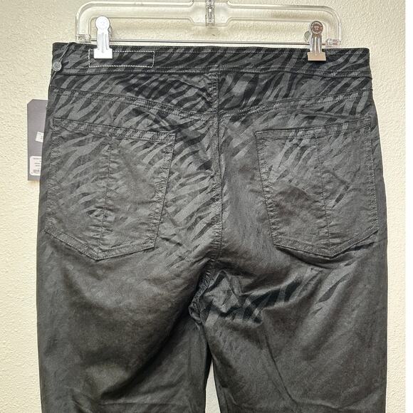 NWT Rag & Bone Nina High-Rise Ankle Skinny Pants Black Zebra 32 - Picture 5 of 14